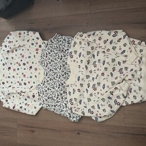 Vintage 90s Bundle Of 3 Bolo Spirit Floral Crewneck Sweaters